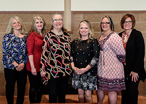Carleen Moore Nursing Excellence award recipients at SVSU 2019